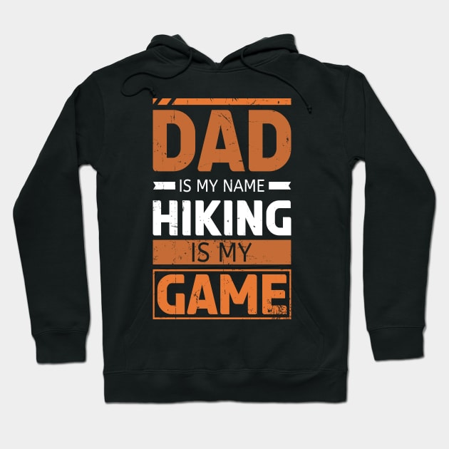 Dad Is My Name Hoodie by Creative Brain